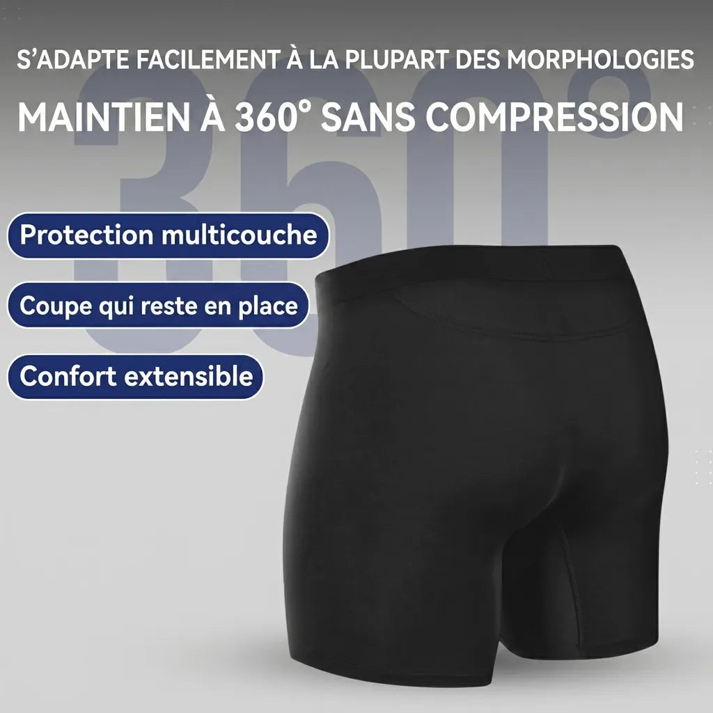 Boxers d’incontinence ultra-absorbants pour hommes